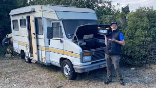 Camping car abandonné! il démarre encore ou pas ? 🤔