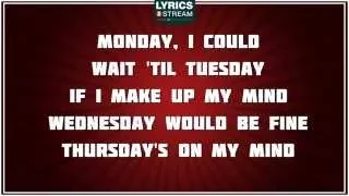 Seven Days - Sting tribute - Lyrics