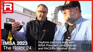 RACER Rolex 24: Paddock Walk with IMSA President John Doonan