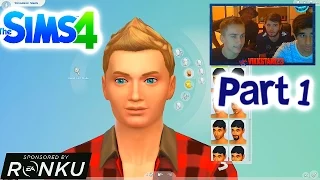 SIMS 4: Creating The Sidemen in Sims 4 - PART 1 - (Sims 4 Livestream)