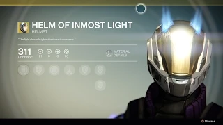 #Destiny - Helm Of Inmost Light! Understand The Benefits!