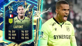 HE’S INSANE! 🔥 94 TOTS Lafont FIFA 22 Player Review
