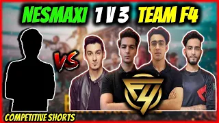 nesMAXI 1V3 TEAM F4 ESPORTS | #PUBGSHORTS #SHORTS