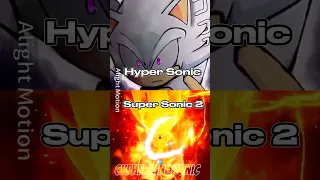 Hyper Sonic Vs Super Sonic 2