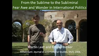 From the Sublime to the Subliminal: Fear, Awe and Wonder in International Politics