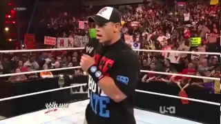 John Cena Gets "We All Hate You" Chants WWE RAW 2/13/12