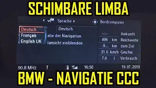 Schimbare Limba Meniu BMW Navigatie CCC Professional iDrive Germana - Engleza