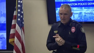 RAW: Burlington Police Chief Address Arrest That's Causing Controversy