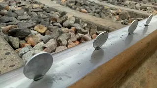 Experiment train versus coins