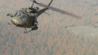 UH-1 Huey successful Auto Rotation training  #dcs