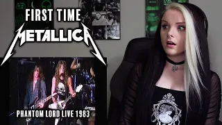 FIRST TIME listening to METALLICA - "Phantom Lord" Live at The Metro 1983 REACTION