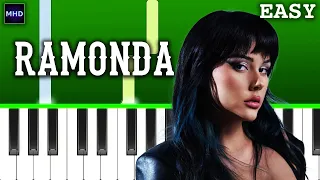 Teya Dora - Ramonda - Piano Tutorial