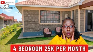 OMG! CHEAPEST 4 Bedroom House 25,000 Per Month // Ruiru, Kenya 🇰🇪In A Gated Compound