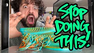 Five 3D-Printing Mistakes You're Making RIGHT NOW!!