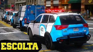 ESCOLTA DE PRESO + EMBOSCADA / SAP | GTA 5 POLICIAL