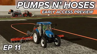 Hog Manure w/ dragline application! Pumps N' Hoses DLC - Farmville, NC! - Episode 11 - FS 22