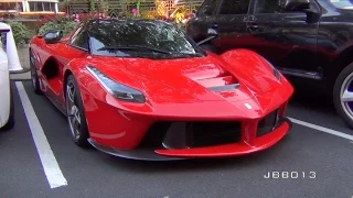 London Supercar Insanity - 4 LaFerrari, P1, Agera, Huayra, Aventadors and more