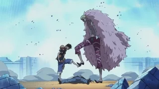 One Piece - Colisão de Haki do Rei, Luffy vs Doflamingo