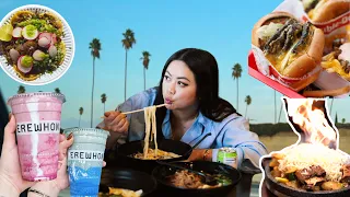 EVERYTHING I ATE IN LA | udon, kbbq, street food, and the BEST tacos EVER!