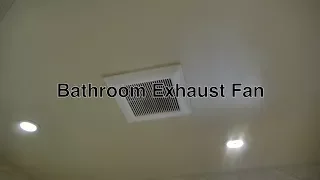 Panasonic Bathroom Exhaust Fan For Attic Ceiling Ventilation Without Light w/ Strong Vent Motor
