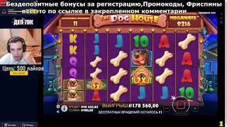 Занос почти на 5 миллионов в слоте The Dog House!