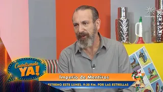 Hernán Mendoza cuenta cómo se integró al elenco de 'Imperio de mentiras' | Cuéntamelo YA!