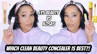 CONCEALER SHOWDOWN | LYS BEAUTY CONCEALER vs KOSAS REVEALER CONCEALER | Best Clean-Beauty Concealers