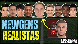 FACES REALISTAS para NEWGENS no Football Manager | NewGAN Manager | Guia Completo