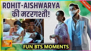 Rohit Suchanti & Aishwarya Khare FUN Behind The Scenes Moments | Bhagya Lakshmi