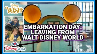 DISNEY CRUISE LINE EMBARKATION DAY - PORT CANAVERAL | Leaving Disney Hotel for Disney Cruise Line