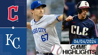 Cleveland Guardians vs Kansas City Royals GAME HIGHLIGHTS Jun 04, 2024 | MLB Highlights 2024