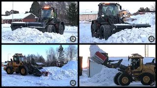 Ice ripping | Volvo L70H 2.0 Black | L90H 2.0 | MITO Ice ripping blad and Siljum Flipperbucket