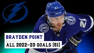 Brayden Point (#21) All 51 Goals of the 2022-23 NHL Season