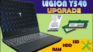 How to open Lenovo Legion Y540 Upgrade RAM / SSD / HDD - Disassembly Guide @MultiSolution1