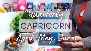 CAPRICORN "NEXT 3 MONTHS" April, May, June 2024: Truth Be Told ~ Clarity Around Blockages & Support!