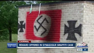 Reward offered for information leading to arrest in case of Nazi graffiti at Carmel synagogue