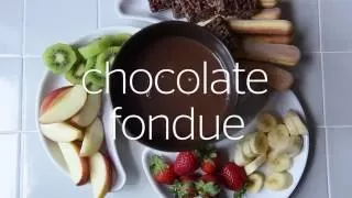 Easy Weekday Recipes | Chocolate fondue