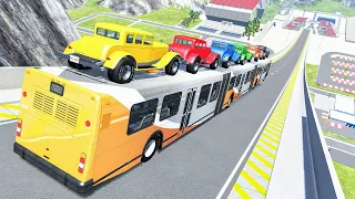 Epic High Speed Car Jumps #35 – BeamNG Drive  Crash Car