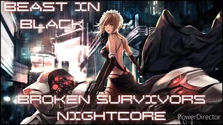 BEAST IN BLACK - BROKEN SURVIVORS NIGHTCORE (lyrics in desc.)