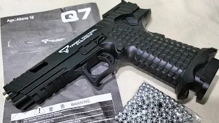 Q7 (TARAN TACTICAL COMBAT MASTER 2011) Spring Type Airsoft Pistol Review