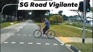 27aug2020 cyclist ignored red signal light and cross the road when camcar is approaching