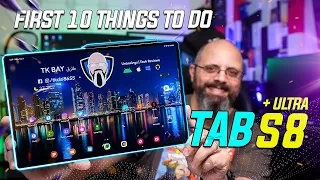 Samsung Galaxy Tab S8 Ultra / Galaxy Tab S8 Plus Advanced Tips & Tricks & Samsung Keyboard Case