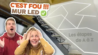 COMPLETED INTEGRATED LED WALL: Steps from A to Z in DIY - EP74 - DIY renovation tutorial