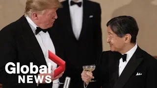 Trump attends state banquet hosted by Japan's Emperor Naruhito