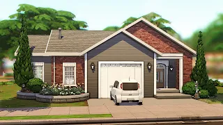 The Sims 4 Midwestern Family Home with Basement Stop Motion | No CC