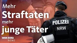 Kriminalität in NRW: Mehr jugendliche Täter und mehr Straftaten insgesamt | Aktuelle Stunde