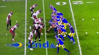 RAMS FUMBLE BALL IN FINAL MINUTES AGAINST BUCCANEERS / NFC DIVISIONAL GAME