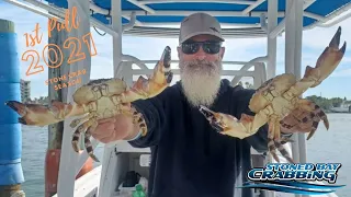 Florida STONE CRABS First Pull of the Season!