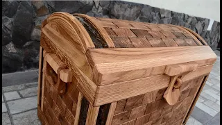 Oak chest