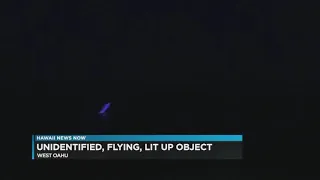 Multiple Blue UFO sightings in Hawaii